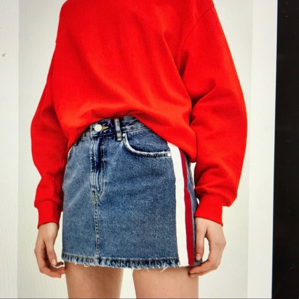 ISO ZARA denim SKIRT!!!!